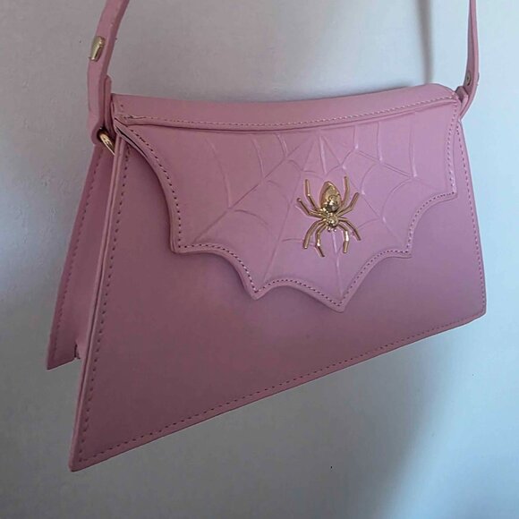 Sugarbones Pink Spider Purse Handbag - Halloween - Picture 4 of 4